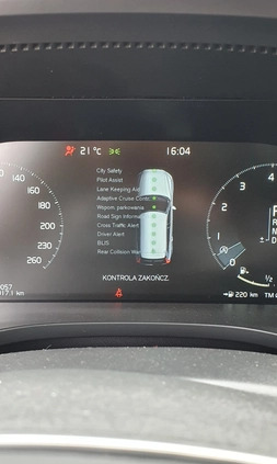 Volvo XC 60 cena 126900 przebieg: 89200, rok produkcji 2017 z Limanowa małe 121